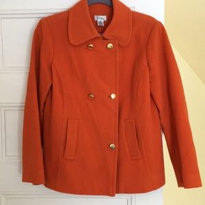 Orange Lilly Pulitzer Peacoat